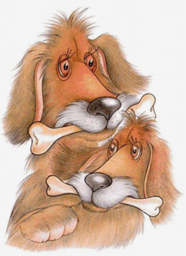 Пара собачек - животные, собаки - предпросмотр