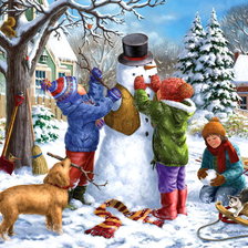 Схема вышивки «дети»