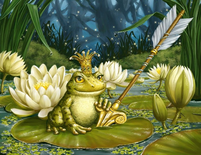 Царевна лягушка - сказка, детские картинки - оригинал