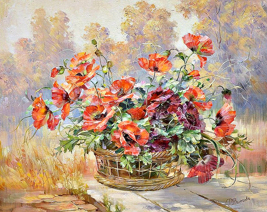 Маки - маки.цветы.букет. - оригинал