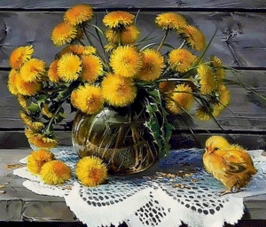 Солнечный букет - букет, натюрморт, цветы - предпросмотр