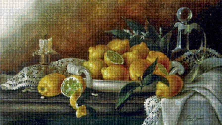 лимончики - фрукты, свечи, кухня - предпросмотр