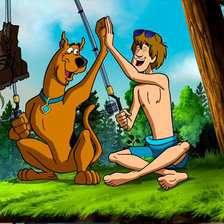 Схема вышивки «Скуби-Ду»