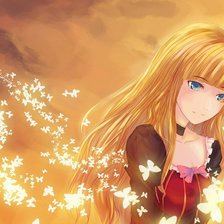 Схема вышивки «Девушка»