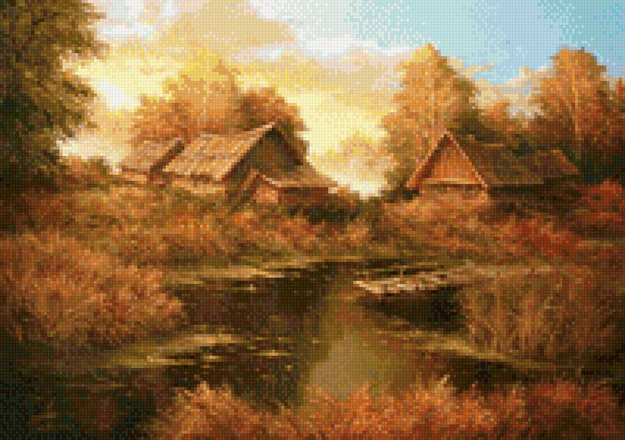 на закате - предпросмотр