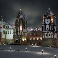 Схема вышивки «Мирский замок»