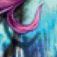 Предпросмотр схемы вышивки «Единорог цветной» (№1246273)