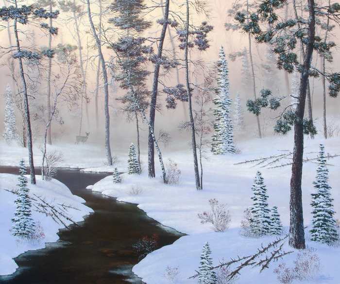 №1249347 - пейзаж, зима - оригинал