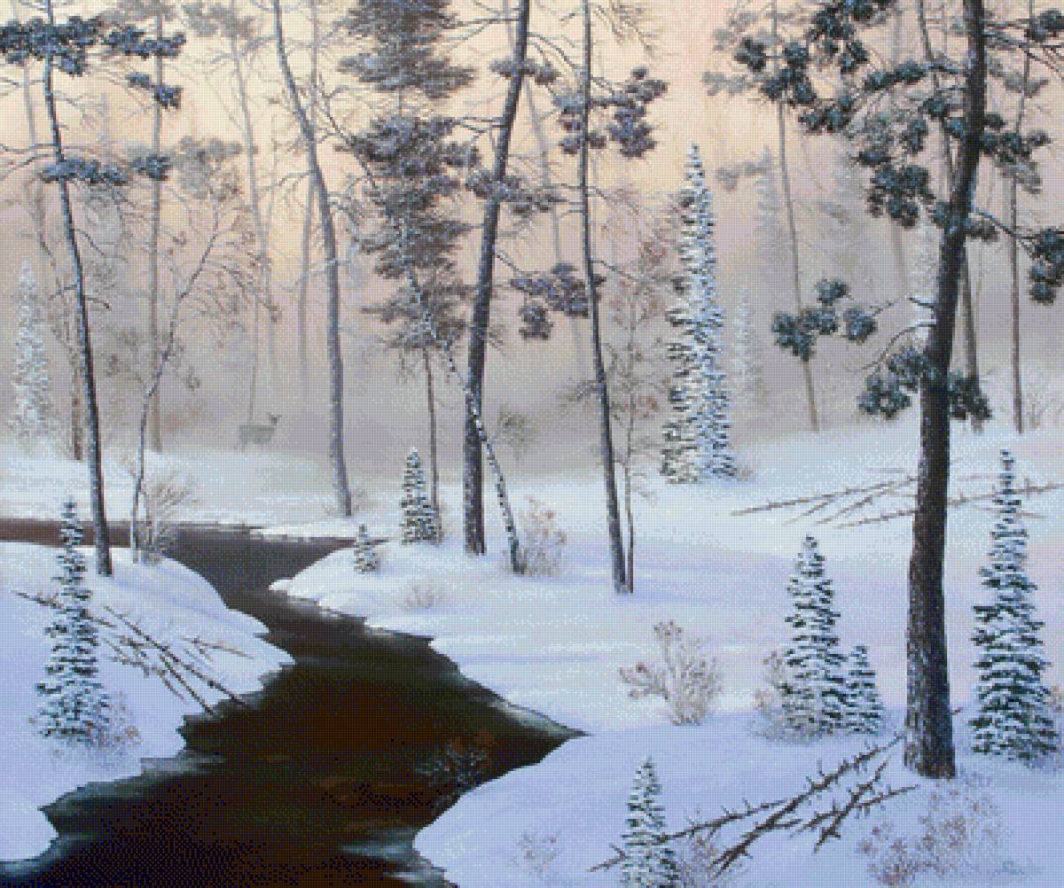 №1249347 - зима, пейзаж - предпросмотр