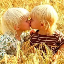 Схема вышивки «поцелуй в пщенице»