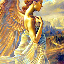 Схема вышивки «ангел»