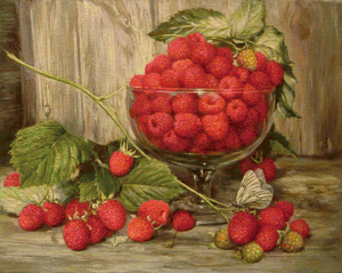 Худ. Калиновская Екатерина - малина, ягоды - предпросмотр