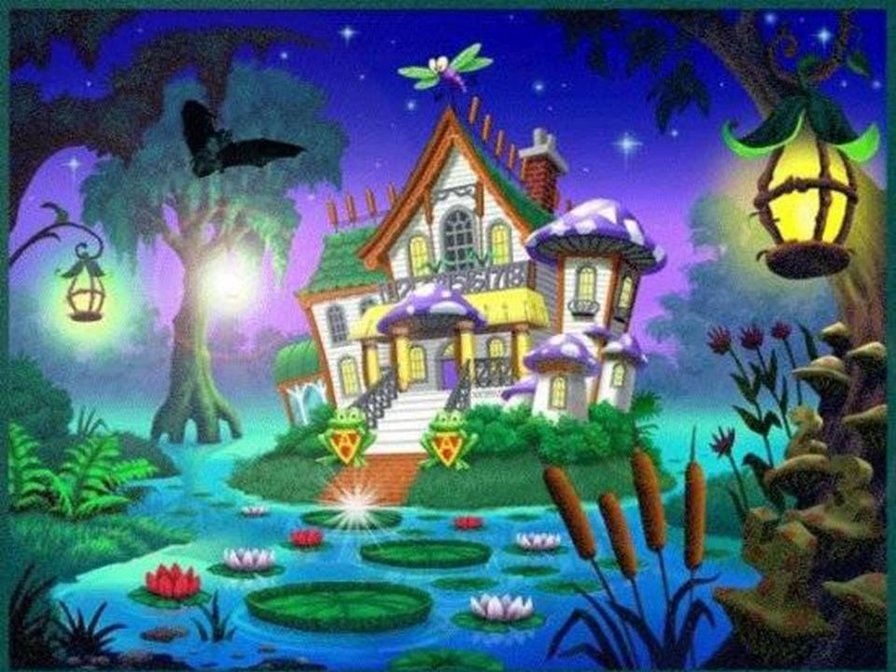 сказочное болото - болото, сказка - оригинал