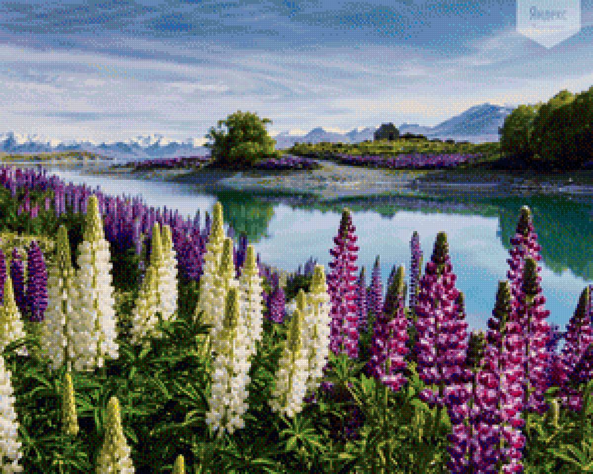 цветущий луг - природа - предпросмотр