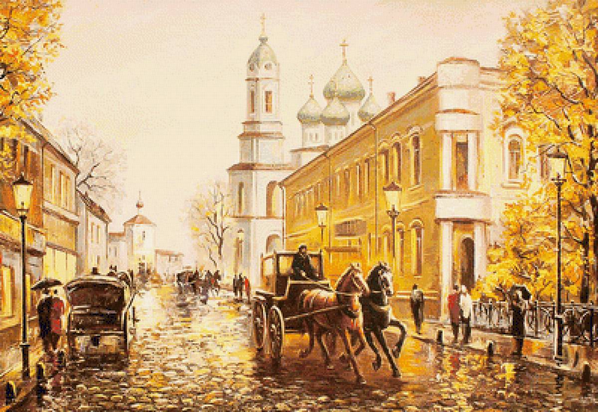 Улица Миллионная - картина - предпросмотр