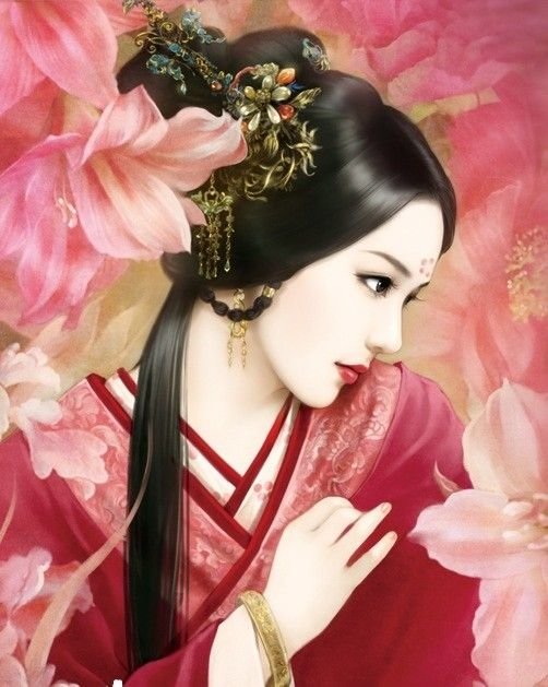 Девушка - девушка, цветы - оригинал