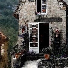 Схема вышивки «дом»