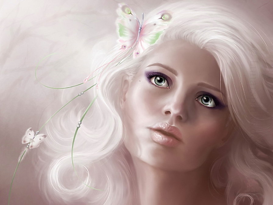 девушка фэнтези - девушка - оригинал