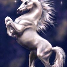 Схема вышивки «единорог»