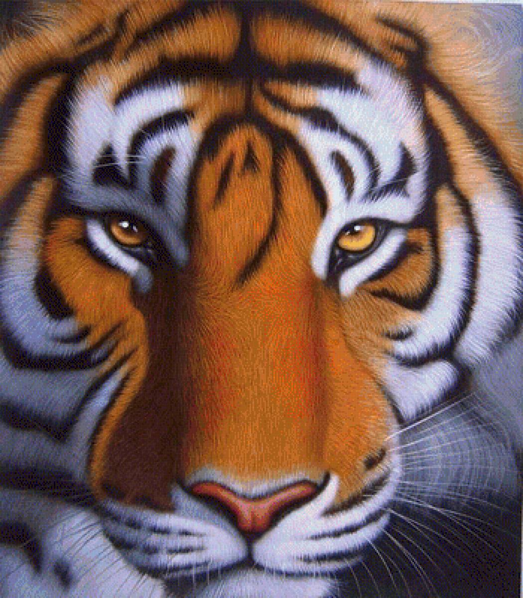 Тигр - животные, дикие кошки - предпросмотр