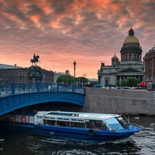 Санкт-Петербург в закате