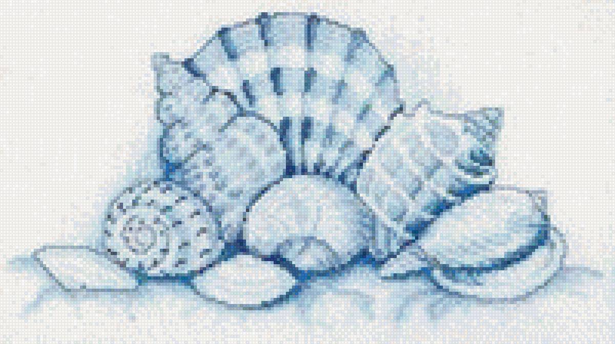 Раковины - море - предпросмотр