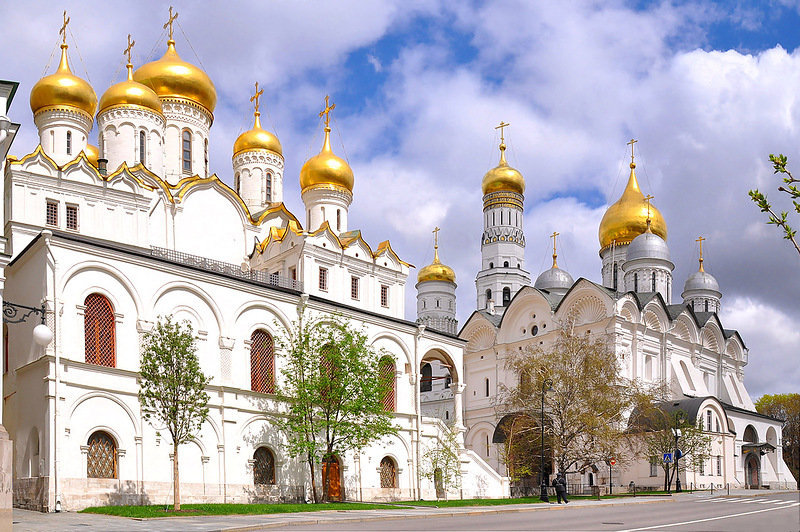 Монастырь - церковь, купола, храм, монастырь - оригинал