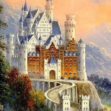 Схема вышивки «Замок»