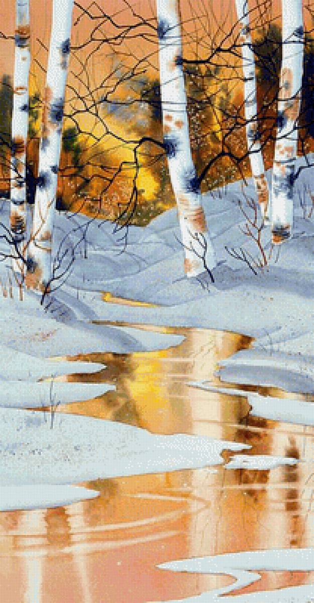 первые шаги весны - природа, пейзаж, весна, река - предпросмотр