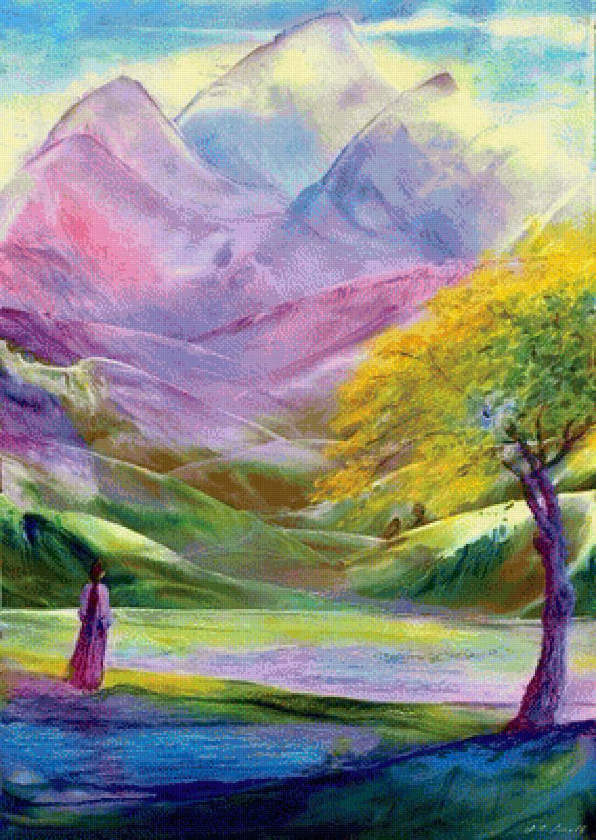 Пейзаж - деревья, природа - предпросмотр