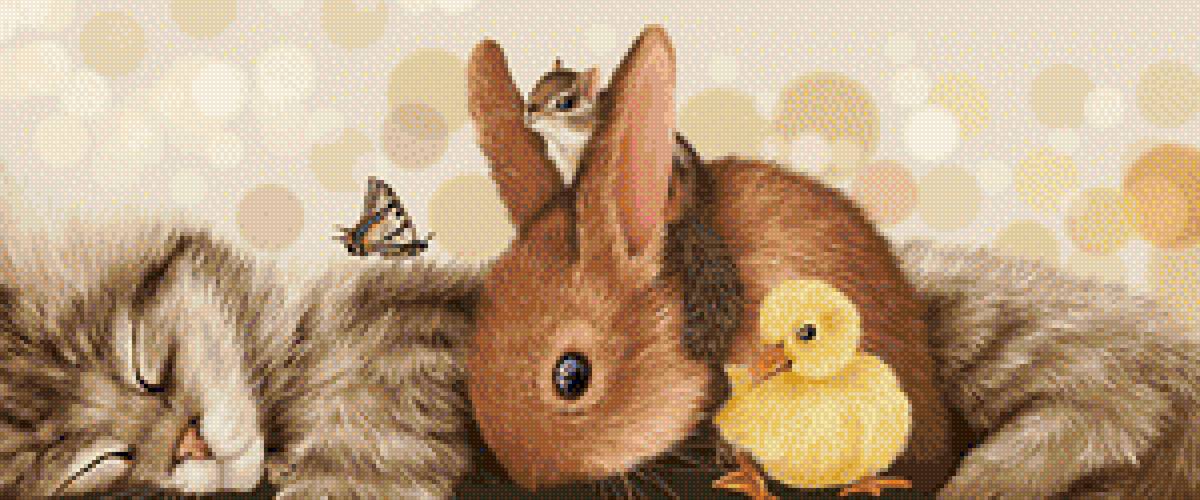 малыши - животные - предпросмотр