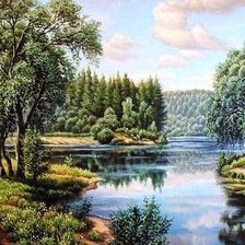 летний пейзаж