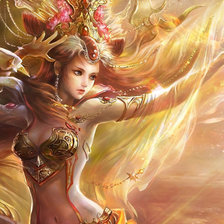 Схема вышивки «Девушка»