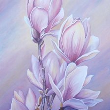 Схема вышивки «магнолия»