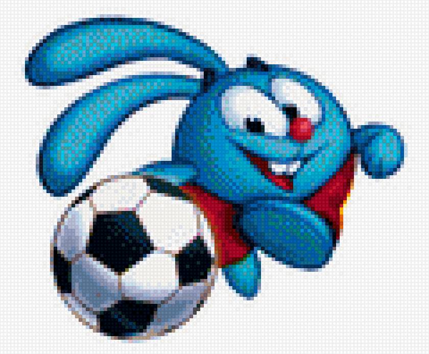 крош-футболист - футболист, крош, смешарики - предпросмотр