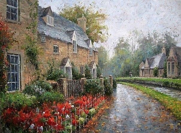 Домик - пейзаж, природа, город - оригинал