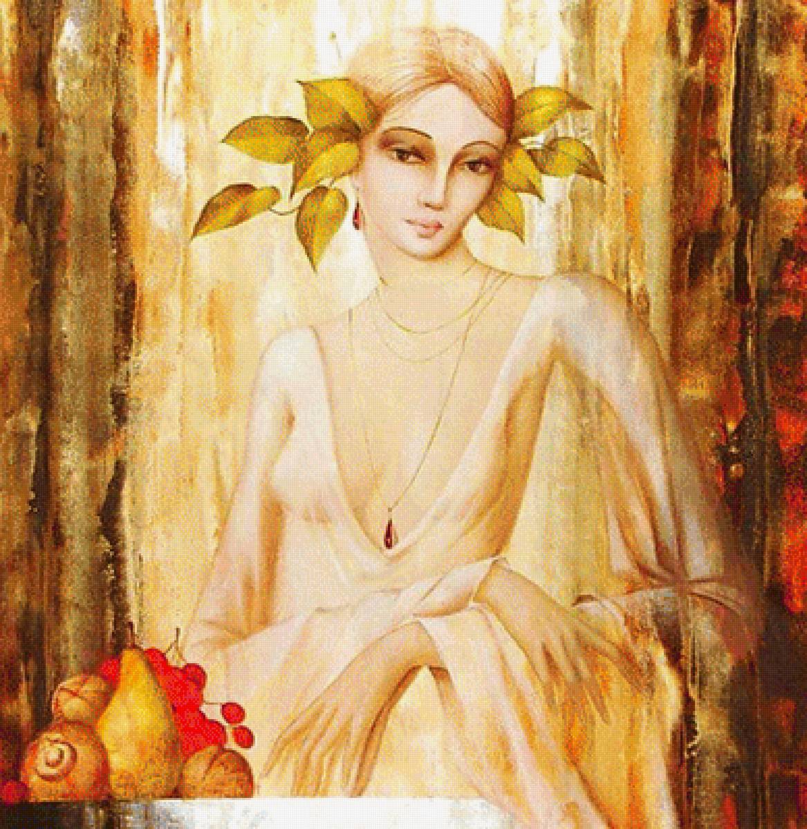 Прекрасные дамы худ. Филиппа Оге. - дамы, живопись. - предпросмотр