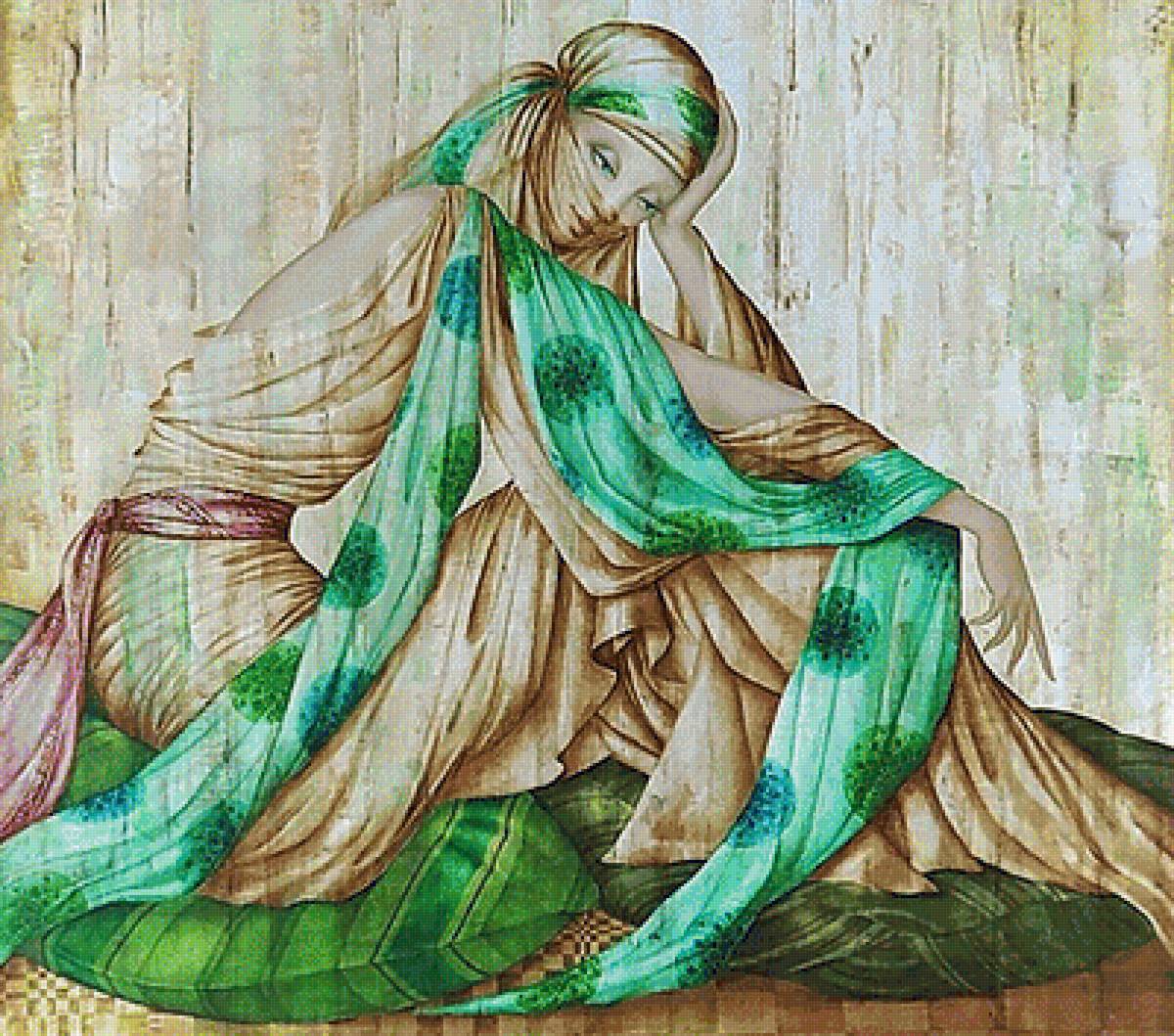 Прекрасные дамы худ. Филиппа Оге. - живопись. - предпросмотр