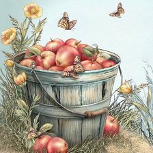 Схема вышивки «soczyste jabłka»