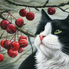 Схема вышивки «РЯБИНКА»