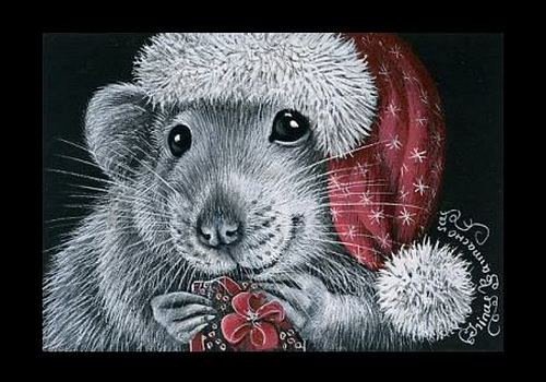 МЫШОНОК САНТА - оригинал