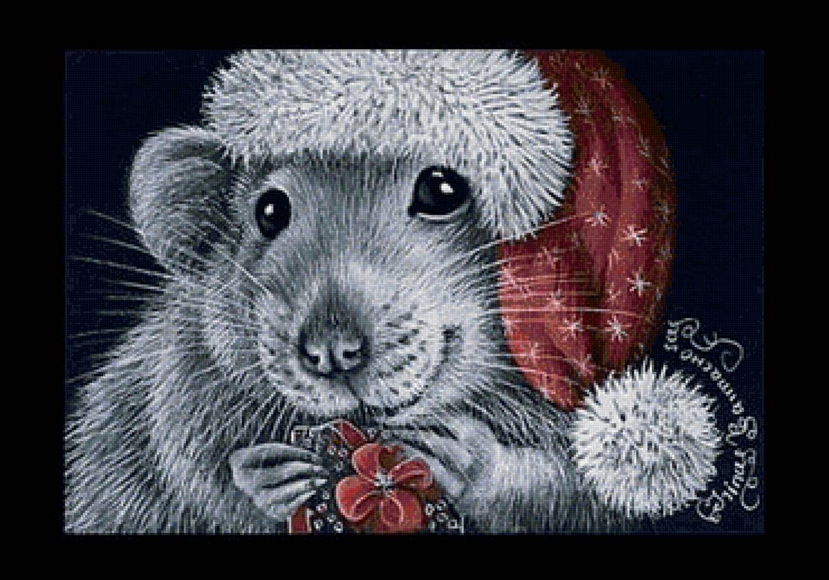 МЫШОНОК САНТА - предпросмотр