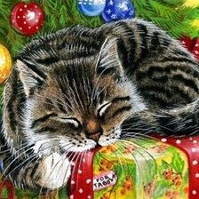 Схема вышивки «подарочек»