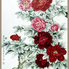 Оригинал схемы вышивки «Китайская живопись» (№1269269)