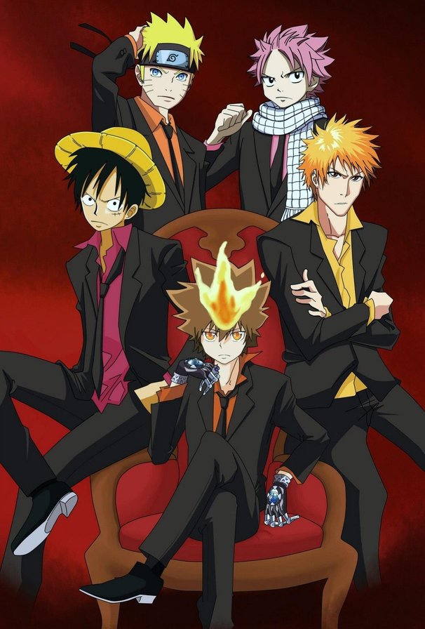 Фото Главных Героев №2 - katekyo hitman reborn!, one piece, bleach, naruto, fairy tail - оригинал