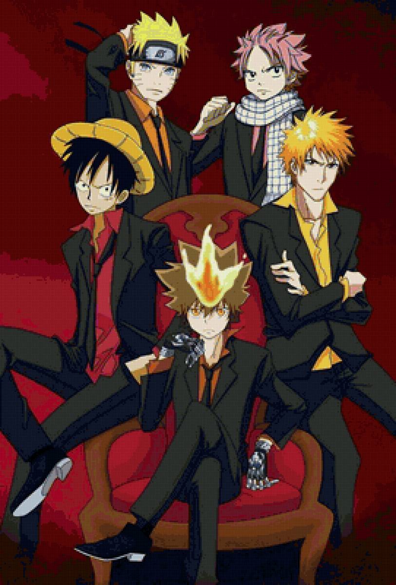 Фото Главных Героев №2 - one piece, katekyo hitman reborn!, naruto, fairy tail, bleach - предпросмотр
