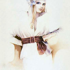 Схема вышивки «Леди 3. Художник Сара Мун»