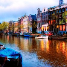 Схема вышивки «amsterdam-canal»