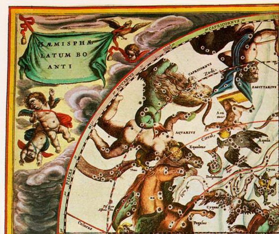 карта созвездий - карта - оригинал