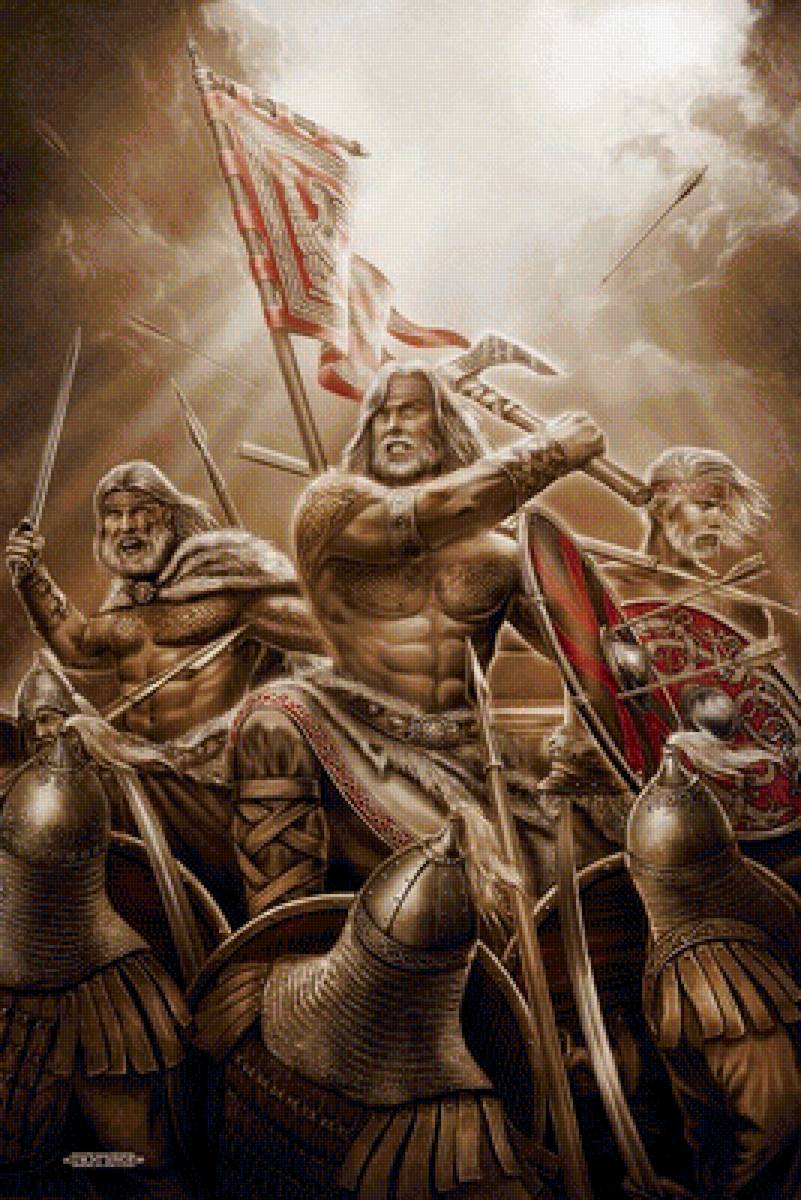 Славянские воины - воины, славяне - предпросмотр